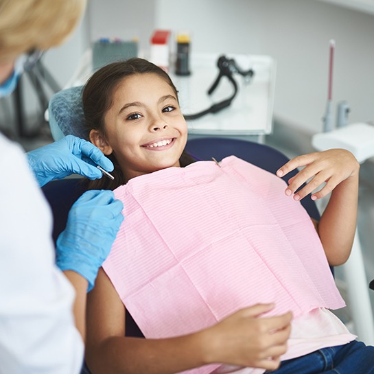 Dentist in Weatherford, TX cures tooth-colored filling