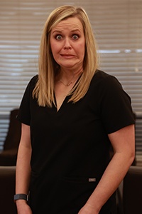 Dental hygienist Jana