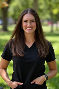 Dental hygienist Lauren