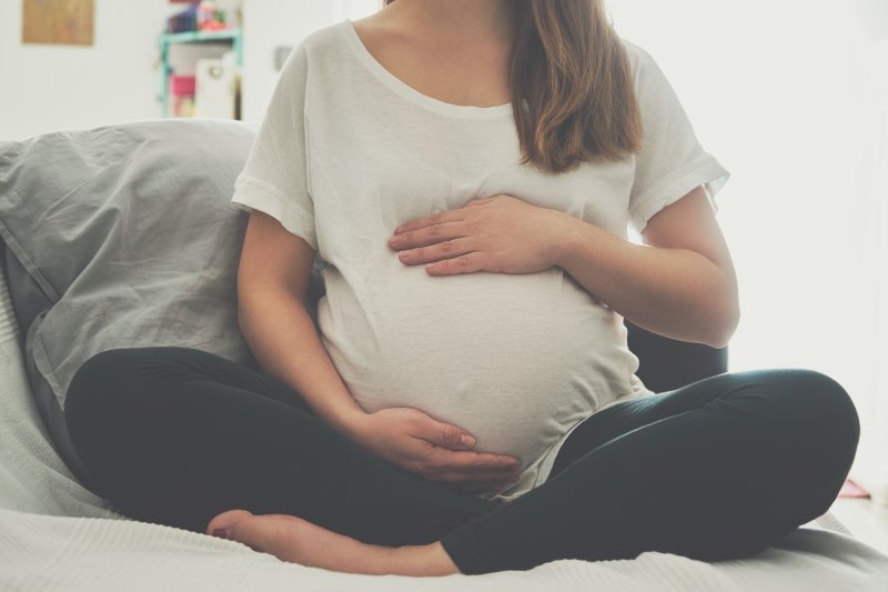 portrait of a pregnant woman